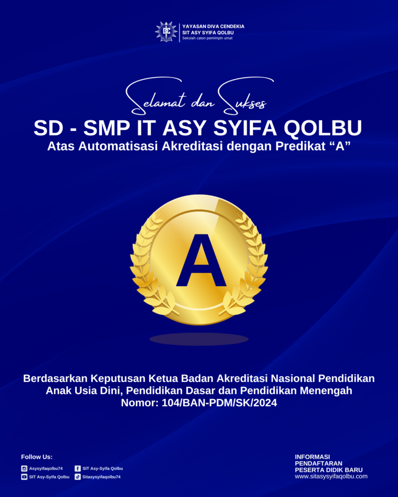 Automatisasi Akreditasi SD-SMP IT Asy Syifa Qolbu